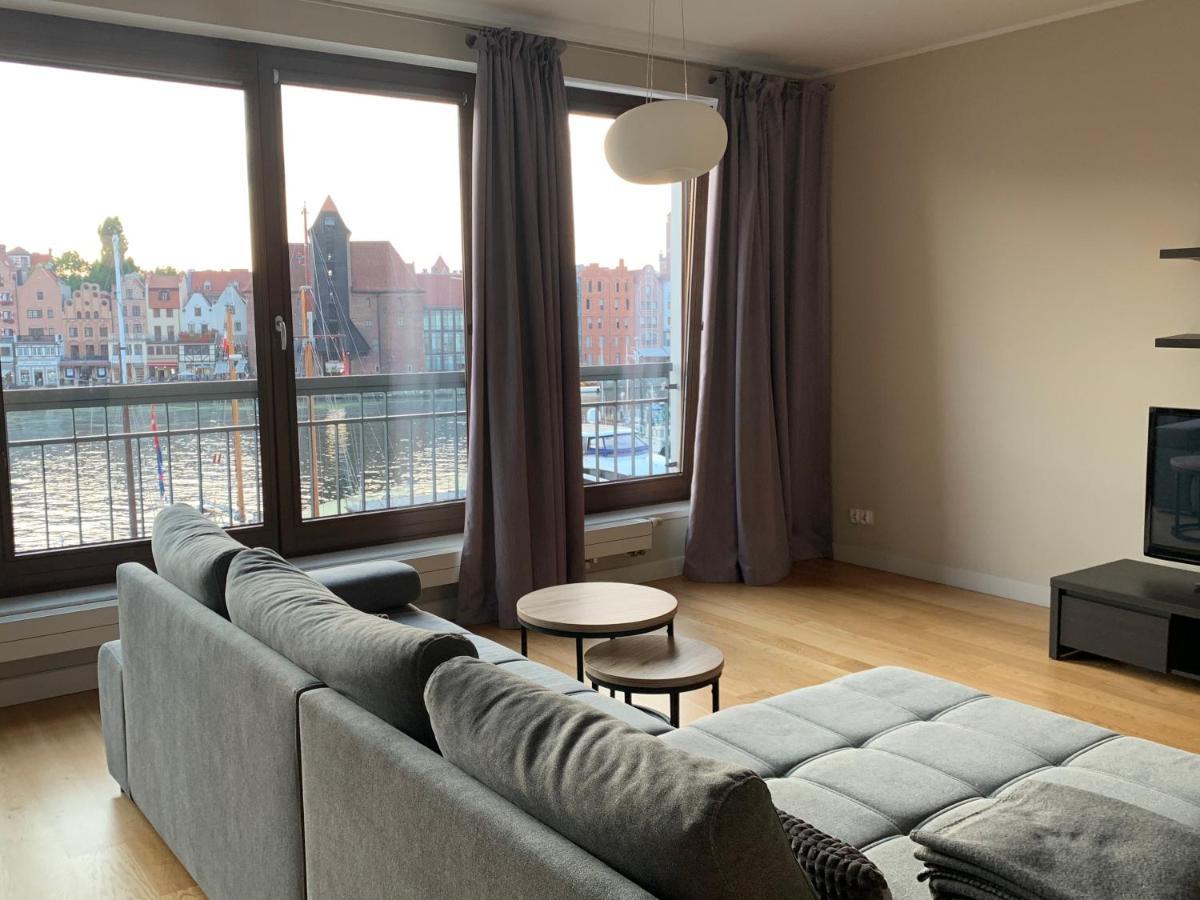 Apartamenty Centrum Nad Motlawa Z Widokiem Na Patio Z Balkonem Gdansk Exterior foto