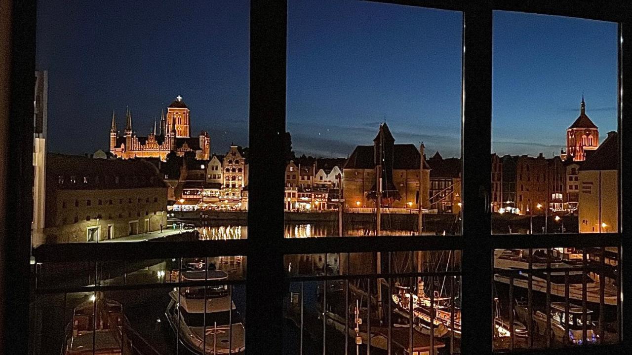 Apartamenty Centrum Nad Motlawa Z Widokiem Na Patio Z Balkonem Gdansk Exterior foto